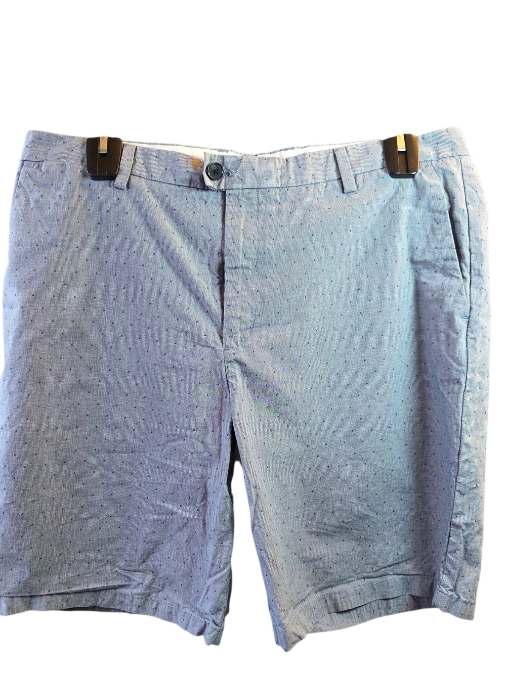 Calvin Klein Blue Micro-Print Shorts Size 38